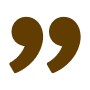Dark background with brown quotes.